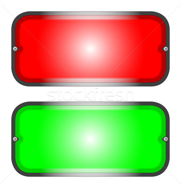 Red and Green Stock photo © Bigalbaloo