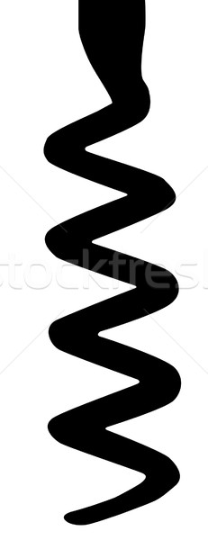 Corkscrew Silhouette Stock photo © Bigalbaloo