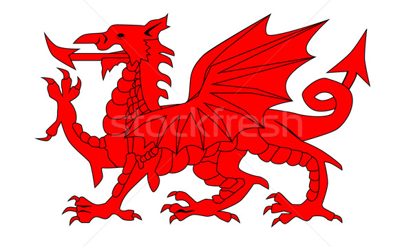 Welsh Dragon Stock photo © Bigalbaloo