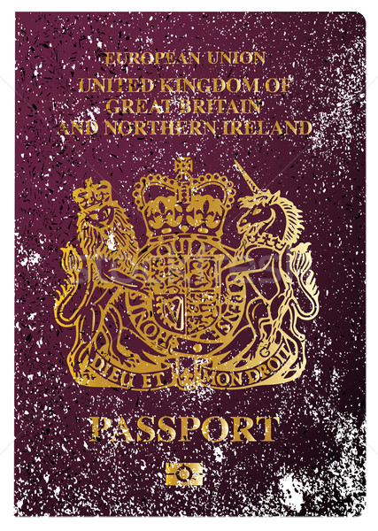 British Passport Stock photo © Bigalbaloo