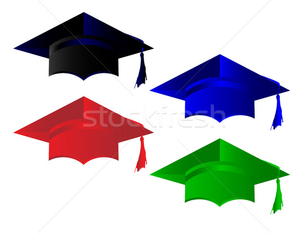 Degree Pass Caps Stock photo © Bigalbaloo