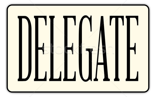 Delegate Stock photo © Bigalbaloo