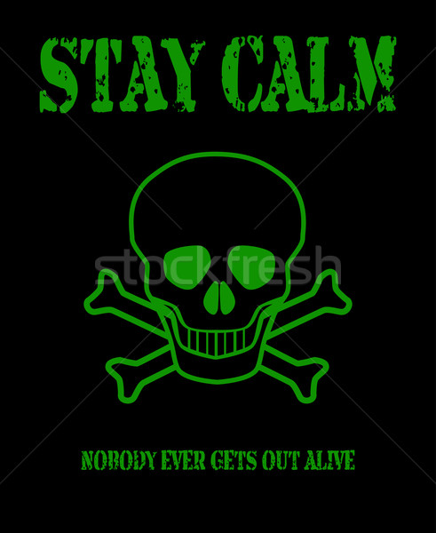 Stay Calm Stock photo © Bigalbaloo