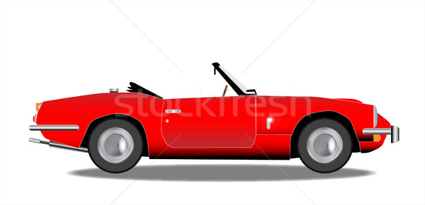 Old Sports Car Stock photo © Bigalbaloo