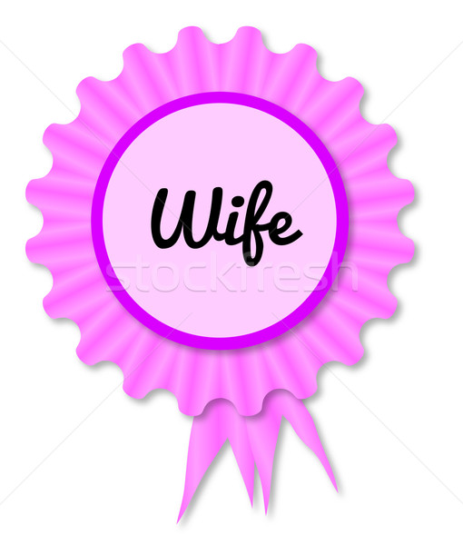 新しい 妻 ピンク 紫色 伝説 白 ストックフォト © Bigalbaloo