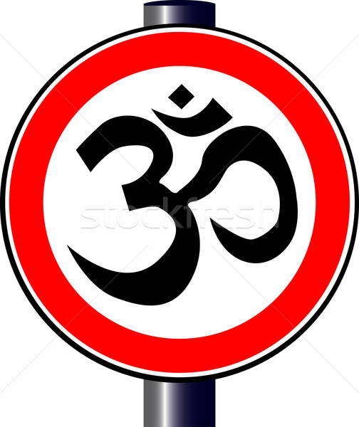 Om Traffic Sign Stock photo © Bigalbaloo