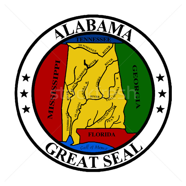 Alabama State Seal Stock photo © Bigalbaloo