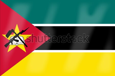 Mozambique Flag Stock photo © Bigalbaloo
