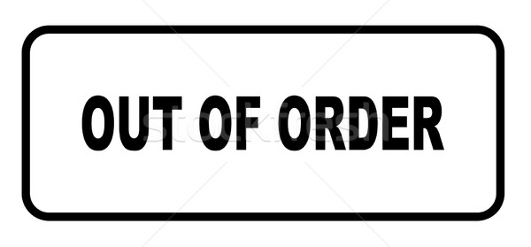 Out Of Order Stock photo © Bigalbaloo