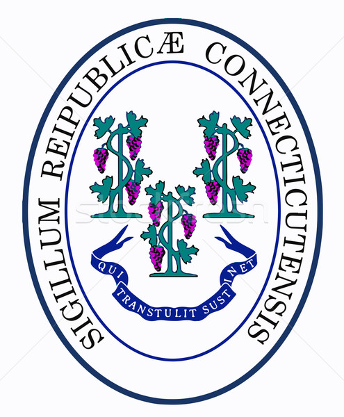 State Seal of Connecticut Stock photo © Bigalbaloo