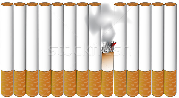 Cigarettes Stock photo © Bigalbaloo