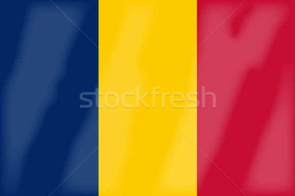 Chad Flag Stock photo © Bigalbaloo