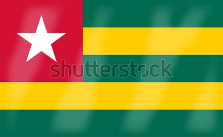 Togo Flag Stock photo © Bigalbaloo