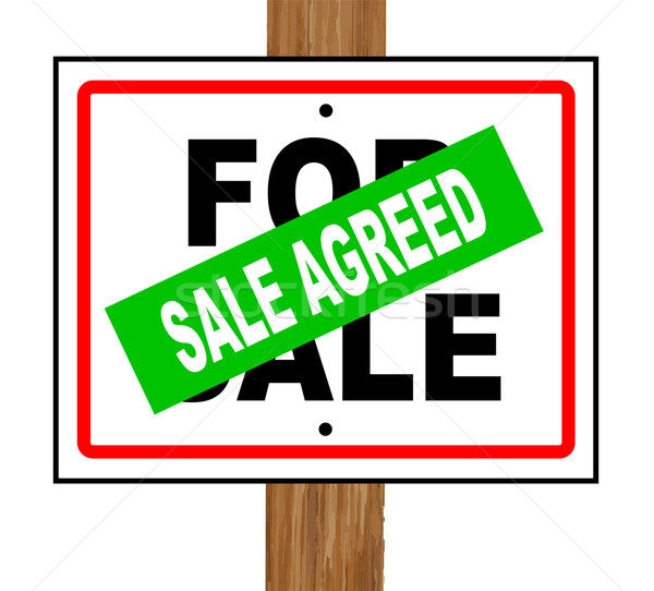 Sale Agreed Stock photo © Bigalbaloo