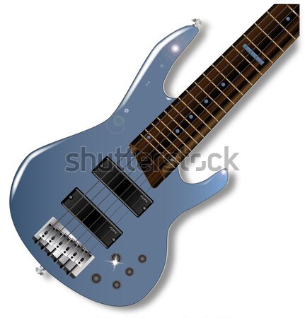 Stockfoto: Moderne · bas · gitaar · algemeen · zes · string
