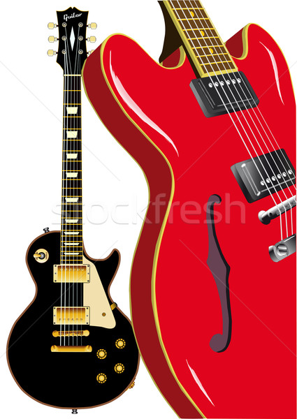 Blues Guitars Stock photo © Bigalbaloo