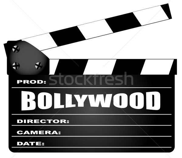 Bollywood tipic film legenda izolat alb Imagine de stoc © Bigalbaloo