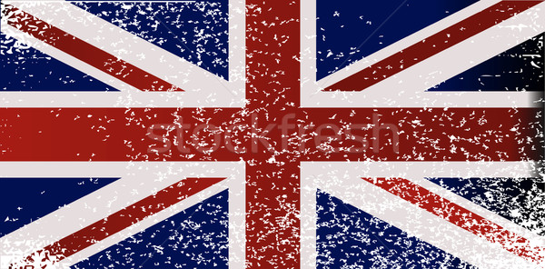 Grunge British Flag Stock photo © Bigalbaloo