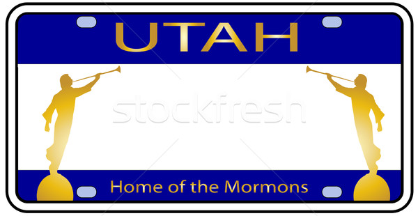 Utah Plate Stock photo © Bigalbaloo