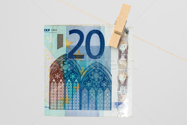 20 euro Bill opknoping licht Stockfoto © bigandt