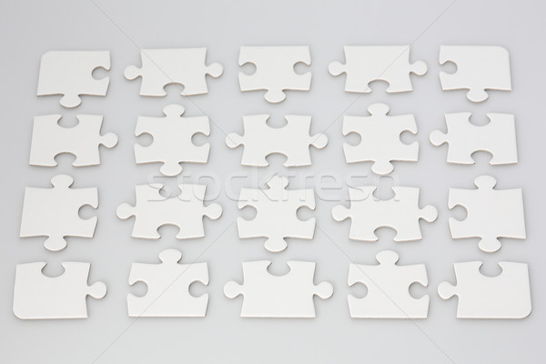 Blank Jigsaw Puzzle Pieces Stock photo © bigandt