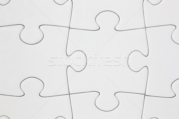 Blank Jigsaw Puzzle Close-up Stock photo © bigandt
