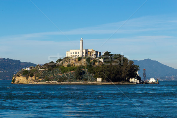 Ilha San Francisco EUA céu edifício segurança Foto stock © bigjohn36