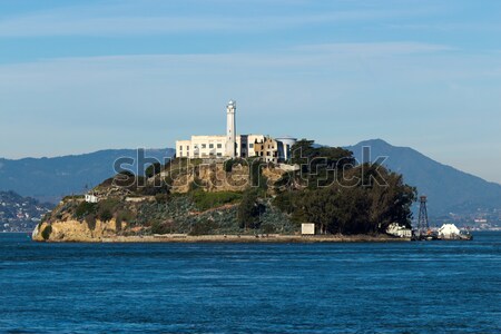 Insulă San Francisco SUA cer constructii securitate Imagine de stoc © bigjohn36