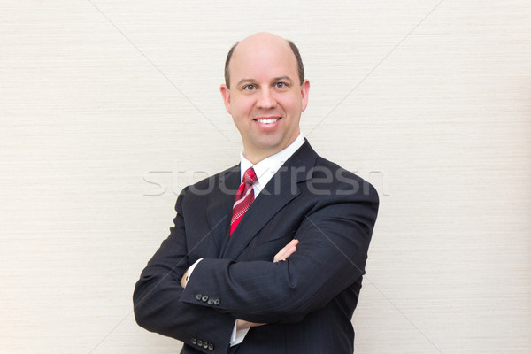 Retrato sorridente homem de negócios negócio sorrir empresário Foto stock © bigjohn36