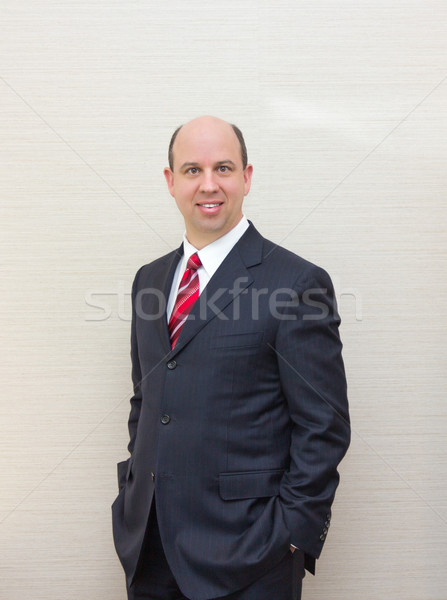 Retrato sorridente homem de negócios negócio sorrir empresário Foto stock © bigjohn36