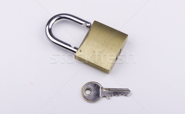 Padlock and Key Stock photo © bigjohn36