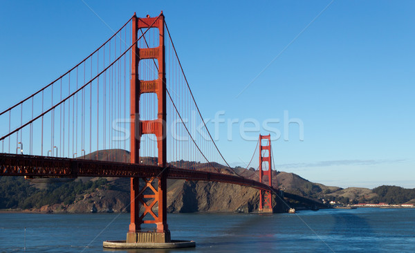 Golden Gate Bridge eau mer métal océan pont [[stock_photo]] © bigjohn36