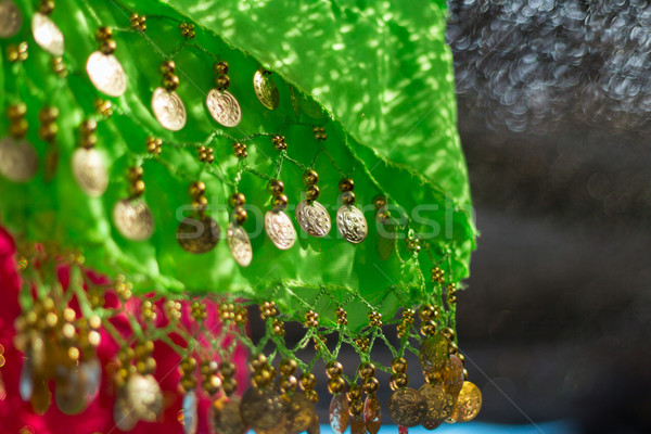 Zigeuner kleding detail typisch kleurrijk ondiep Stockfoto © BigKnell