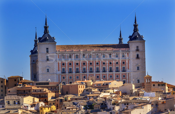 Alcazar Fortress Medieval City Toledo Spain Stock photo © billperry