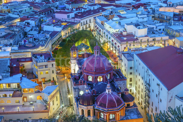 Vermelho cúpula San Diego teatro igreja cidade Foto stock © billperry