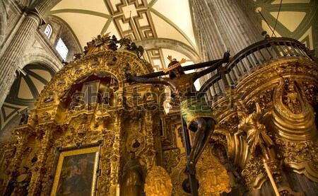 Basílica cúpula vitrais catedral Espanha habitação Foto stock © billperry