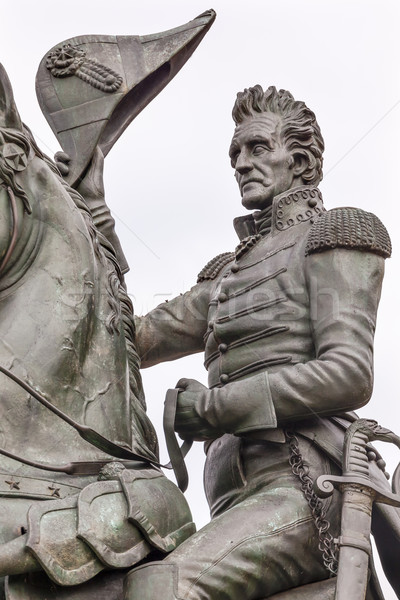Andrew Jackson Statue Lafayette Park Pennsylvania Ave Washington Stock photo © billperry