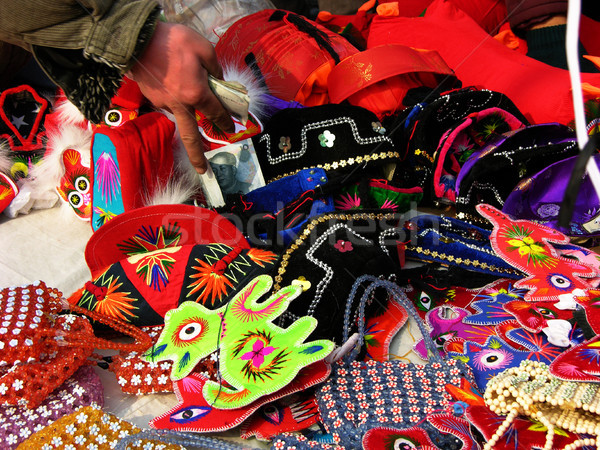 Selling Chinese, Lunar, New YearTraditional Decorations Stock photo © billperry