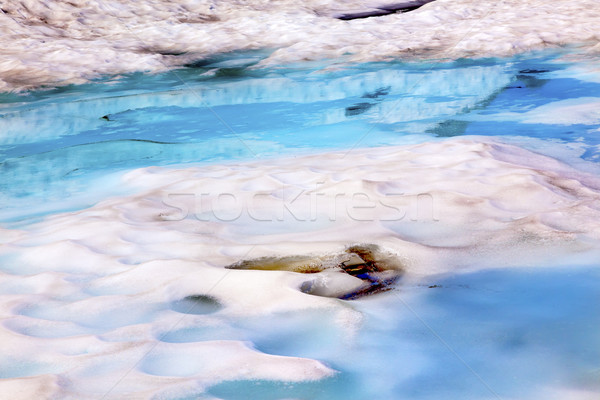 Mount Shuksan Blue Snow Pool Abstract Artist Point Washington US Stock photo © billperry