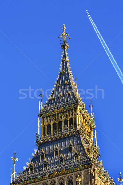 Big Ben tour haut avion maisons parlement [[stock_photo]] © billperry