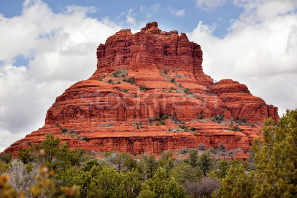 Bell Rock Butte Orange Red Rock Canyon Sedona Arizona Stock photo © billperry