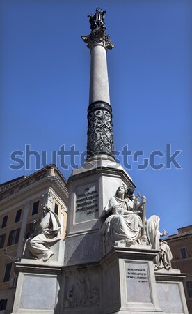 колонки римской улиц Рим Италия испанский Сток-фото © billperry
