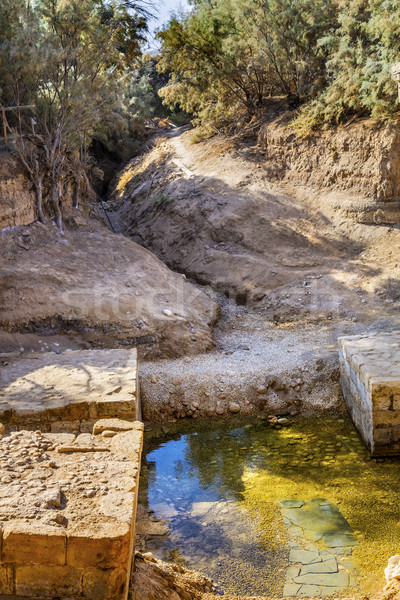 Jesus Baptism Site Channel River John Baptist Bethany Beyond Jor Stock photo © billperry