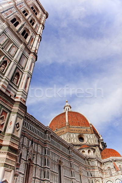 Duomo Cathedral Basilica Giotto's Bell Tower Florence Italy Stock photo © billperry