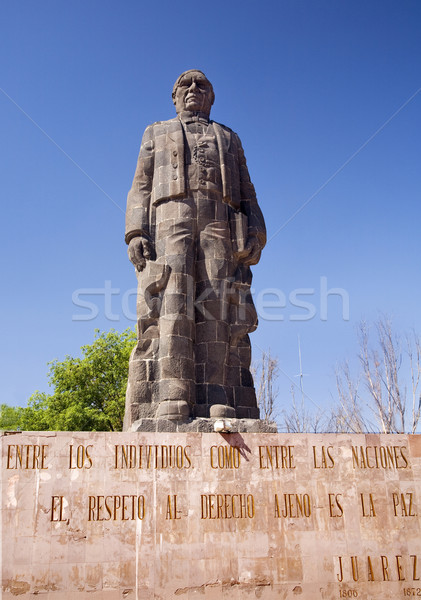 Juarez Statue Hill of Bells Queretaro Mexico Stock photo © billperry