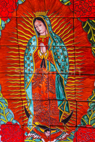 Colorful Ceramic Guadalupe Dolores Hidalgo Mexico Stock photo © billperry