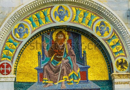 Saint Leopoldus Austria Stained Glass Saint Stephens Cathedral B Stock photo © billperry