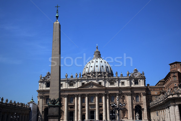 Saint Peter's Basilica Overview Obelisk Vatican Rome Italy Stock photo © billperry