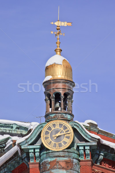 Sole fiducia costruzione cupola banderuola New York Foto d'archivio © billperry