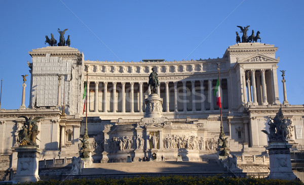Vittorio Emanuele II Monument Tomb of Unknown Soldier Rome Italy Stock photo © billperry